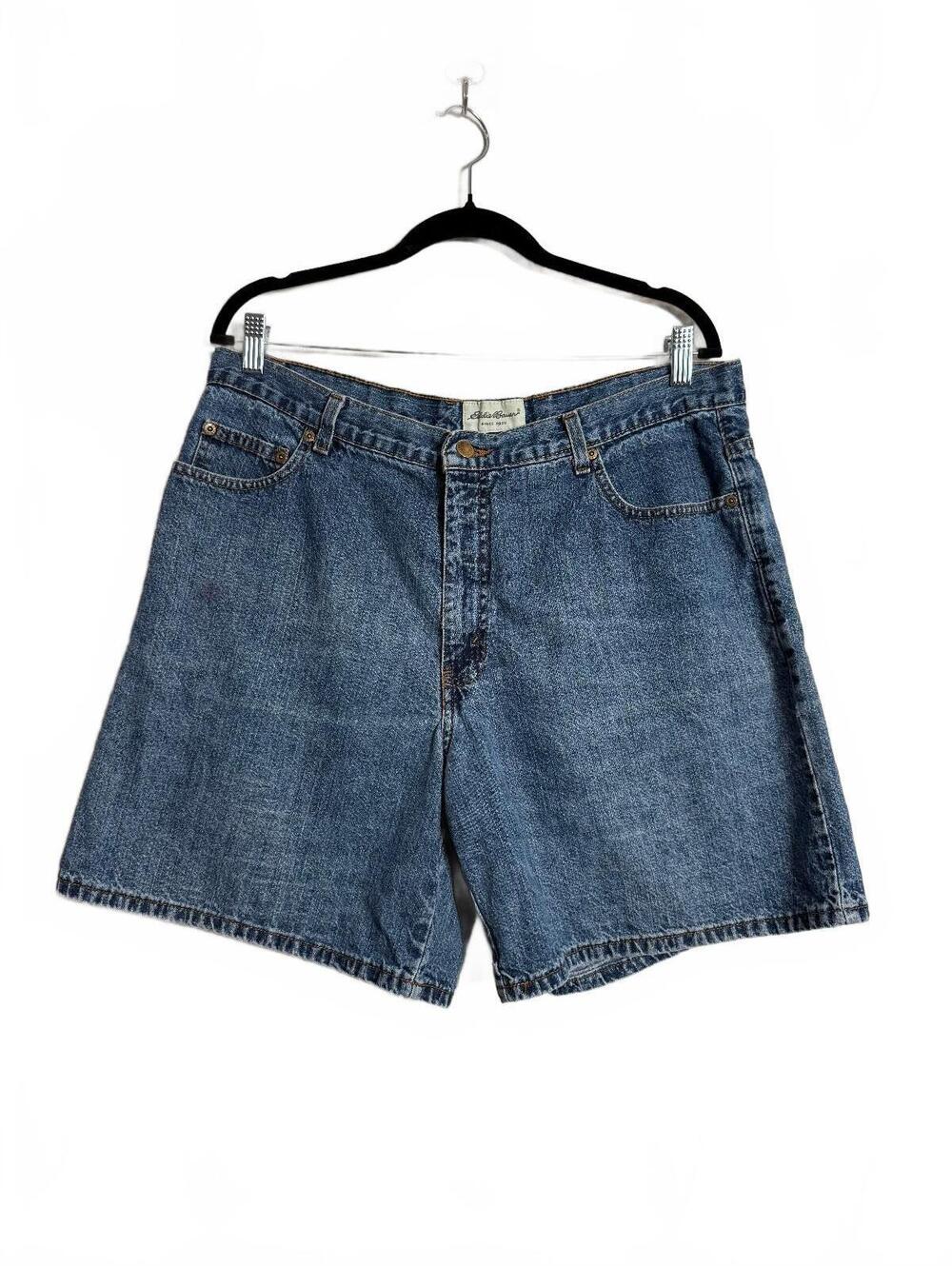 Vintage Eddie Bauer Granola Girl Blue Denim Shorts